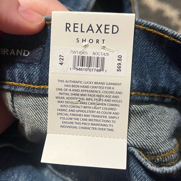 NWT Lucky Brand Relax Fit Jeans Shorts - Picture 5 of 13